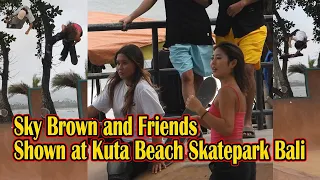 Sky Brown with Friends Kuta Beach Skatepark Bali