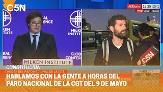 PARO NACIONAL de la CGT: sin TRANSPORTE PÚBLICO desde la MEDIANOCHE