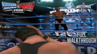 Created Superstar Road to Wrestlemania [WWE Smackdown vs Raw 2010] [Full Walkthrough] (PS2) (1080p)