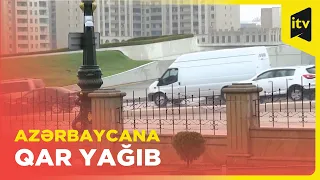 Bəzi yerlərə yağış, Şahdağa isə qar yağıb | Faktiki hava