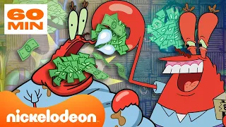 Губка Боб | Самые ЖАДНЫЕ денежные схемы Мистера Крабса 🤑 | Nickelodeon Cyrillic