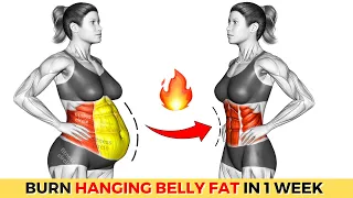 The Best Exercises for Hanging Belly Fat | 30-min Workout To LOSE 3 INCHES OFF WAIST in 2 Week