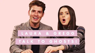 Gregg Sulkin & Laura Marano Can’t Handle Talking to Ghosts | Celebs Play Ouija Board | Cosmo