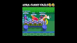 HYRA Funny Fails 🤣 |  Brawl Stars #Shorts