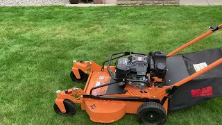 30” Scag Walk Behind Mower Home Owner Review.