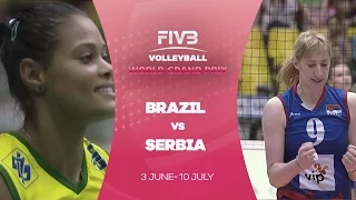 Brazil v Serbia highlights - FIVB World Grand Prix