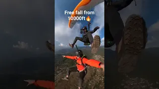 Pilot Jumping from 10,000ft on Paraglider at Bir Billing