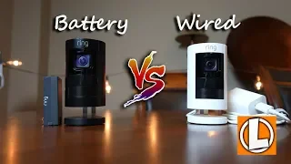 Ring Stick Up Cam Wired VS Battery - Comparison of Features, Settings, Footage