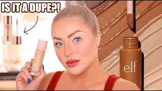 NEW ELF HALO GLOW LIQUID FILTER... Is it a Dupe?!