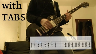 Marilyn Manson - mOBSCENE [Guitar Cover with Tabs]