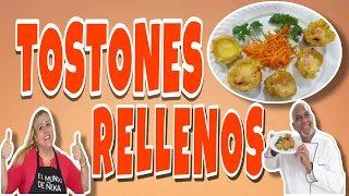 Tostones Rellenos (FÁCILES y RÁPIDOS)