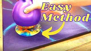 Acrylic Pouring Balloon Method Made Easy