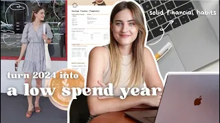 My tips & tricks for a LOW SPEND YEAR in 2024 | saving money & no impulse shopping