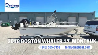 [SOLD] 2018 Boston Whaler 170 Montauk Virtual Video Tour