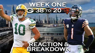 Packers DOMINATE Bears: Reaction & Breakdown