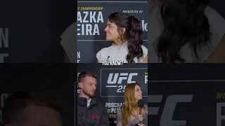 Mackenzie Dern explains her accent LOL #mackenziedern #shorts #UFC