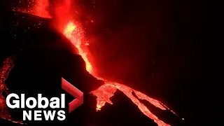 La Palma volcano's collapsed cone creates new lava channel, expert says