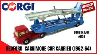 Bedford Carrimore Car Carrier (1962-1966) - By CORGI TOYS - [Showcase Corgi Toys]