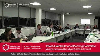 Telford & Wrekin Council Planning Committee meeting (31/08/2022)