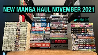 New Manga Haul November 2021 (We Did It!)