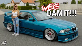 Weg damit!!! 🛠️ | BMW E36 | Lisa Yasmin