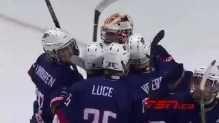 U18 Worlds: Game Highlights - USA vs. SUI (4/19/16)