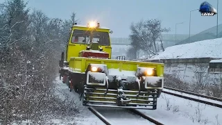 Trenuri in Zapada & Activitate Feroviara/Trains in Snow & Rail Activity in Oradea - 21 January 2016