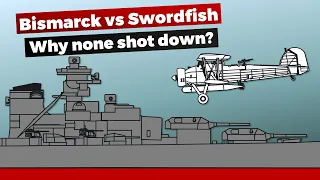 Why didn't the Bismarck shoot down any Swordfish?