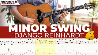 Minor Swing Django Reinhardt - Solo et tablature (Gyspy jazz free tab)