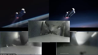 4K Falcon Heavy Test Launch VS Animation Comparison