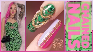 💅👜 Fashion Inspired Chained Nails 👜💅