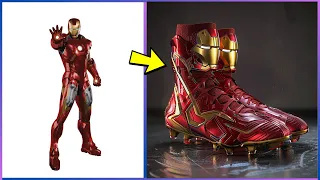 AVENGERS As Football Shoes VENGERS 🔥 All Characters  ( MARVEL & DC ) 2024