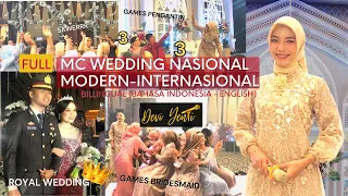 MC ROYAL WEDDING RESEPSI PERNIKAHAN (BILLINGUAL) | GAMES SERU UNTUK PENGANTIN DAN  BRIDESMAID