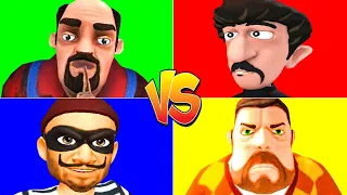 Scary Stranger 3D VS Scary Robber VS Dark Riddle Classic VS Robbery Clash Thief - Android & iOS