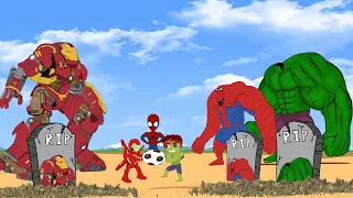 Team Hulk, Spiderman VS Iron Man : Returning from the Dead SECRET | SUPER HEROES MOVIES - Funny
