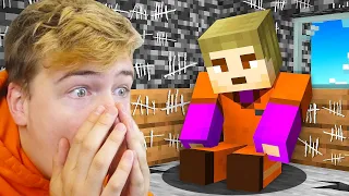 Ik OVERLEEFDE 100 DAGEN In Een Minecraft GEVANGENIS!