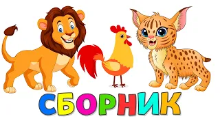 СБОРНИК  про животных | Животные для детей | Карточки Домана