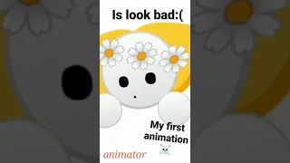 my first animation ☠️😬 [ app : flamingo animator] 🦩