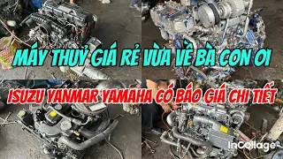 Bán Động Cơ Thuỷ Isuzu Yanmar Yamaha Mitsubishi Turbo Đủ Loại Tốc Độ Giá Rẻ 0923,5555,97 Tâm|TâmVlog