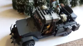 Gi Joe custom 1/18 1/16 Bruder Jeep Rubicon Urban Apocolypse Camo