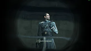 Dishonored - Martin's Reaction to Pendleton Assassination by Mystery Gunshot