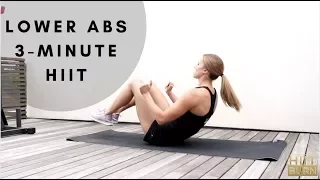 Lower Abs | 3-Minute HIIT Shredder