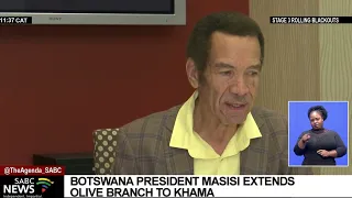 Botswana President Masisi extends olive branch to predecessor Khama