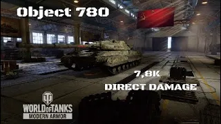 Object 780 in Prokorovka: 7,8K DIRECT DAMAGE | World of Tanks | Wot console