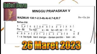 Edisi Baru Mazmur & BPI Minggu Prapaskah V Tahun A (26 Maret 2023)