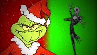 The Grinch vs Jack Skellington - Epic Cartoon Made Rap Battles Season 2