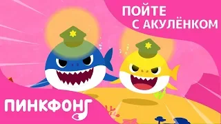 Полиция акул | Пойте с Акулёнком | Пинкфонг Песни для Детей