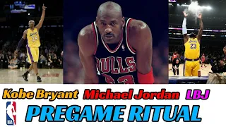 MJ Kobe & LBJ Pregame Ritual | Mr. Shac TV