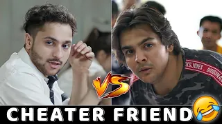 Exam |cheater friend |harsh beniwal vs ashish chanchalani Funny comparison.