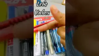 Unboxing the Luxort pen kit with so many pens, different types of pens.